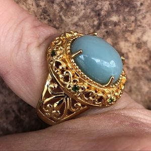 Dallas Prince 14K Gold Vermeil Amazonite Ring